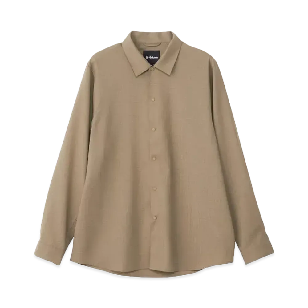 Goldwin Actobent Wool Shirt (Unisex) "Beige"