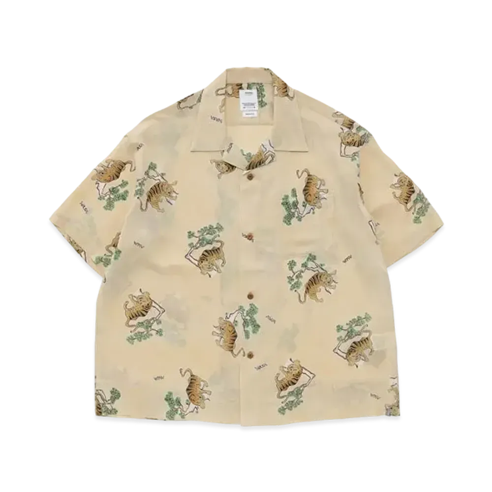visvim Copa Shirt S/S Tora (Silk) "Yellow"