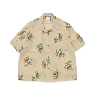 visvim Copa Shirt S/S Tora (Silk) "Yellow"