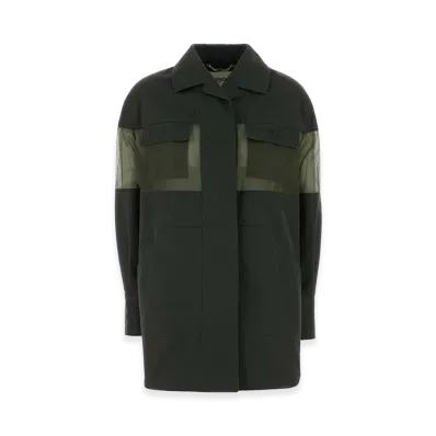 FENDI Women's Cotton Blend Jacket "Olive Green"