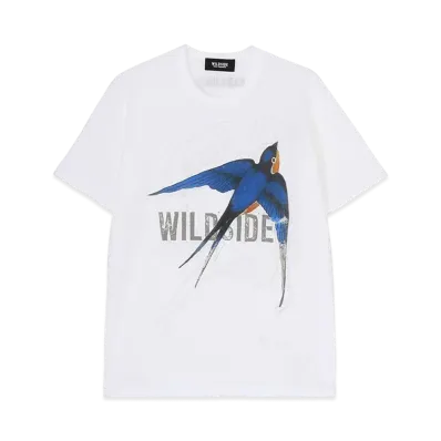 WILDSIDE Yohji Yamamoto CROW White T-Shirt "White"