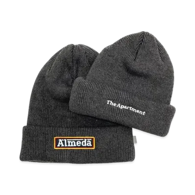 STABRIDGE The Almeda Club x The Apartment STABRIDGE "THE" Beanie "Charcoal"