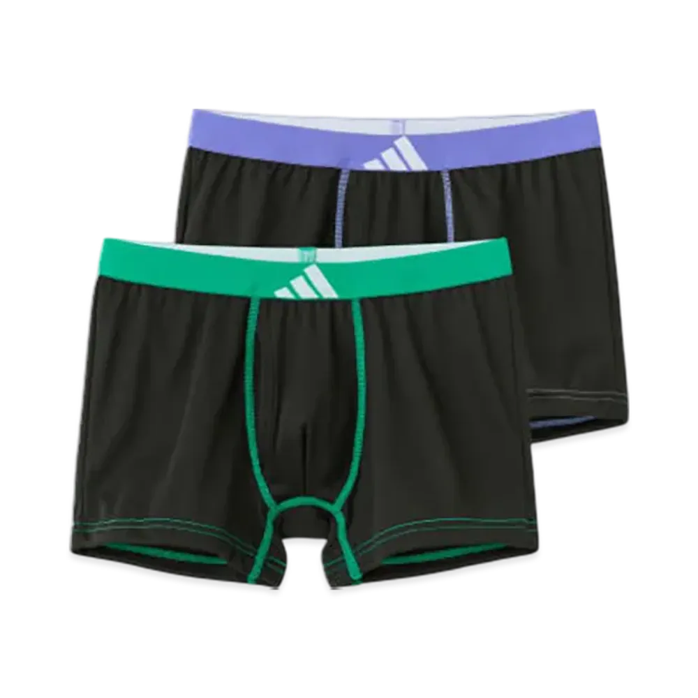 adidas Mens 2P Boxer Brief "Black"