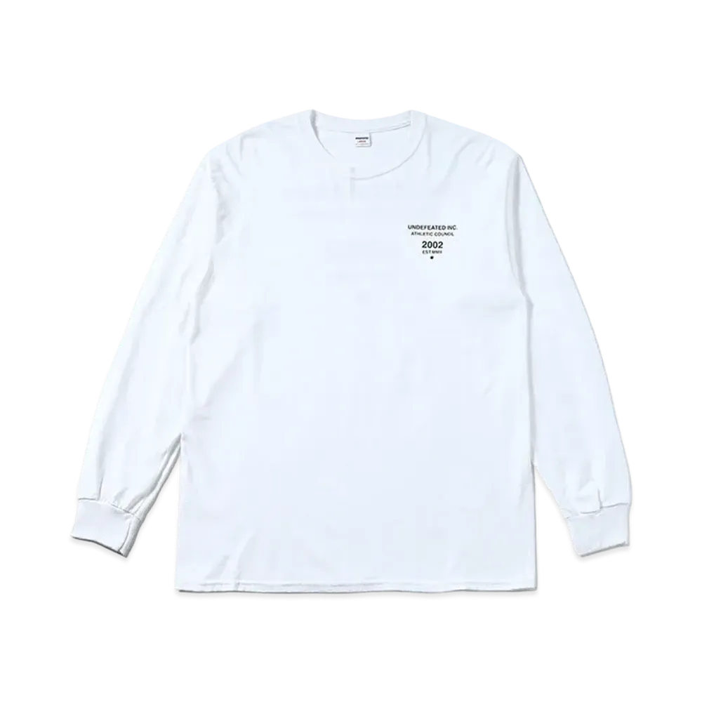 UNDEFEATED ATHLETIC COUNCIL L/S TEE - UL20013 "White"