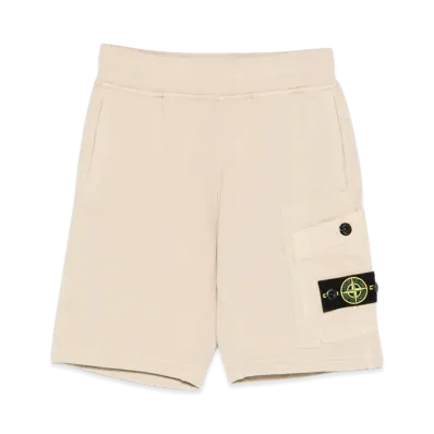 Stone Island Kids Short "Beige"