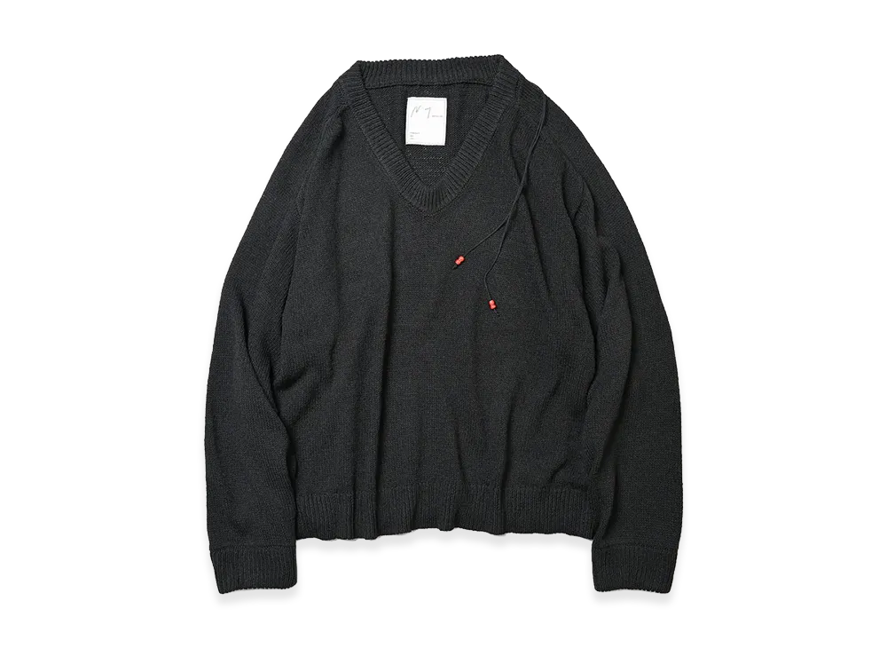 ANCELLM UV Neck Knit "Black"