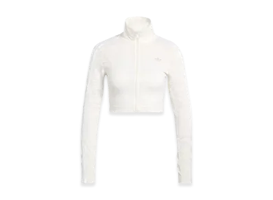 adidas Women's Firebird Classic Lace Track Top "Cloud White"