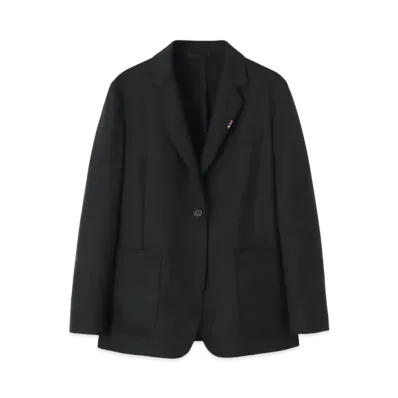 Paul Smith Women's Solid Wool Stretch Jacket A Suit To Travel In "Black"
