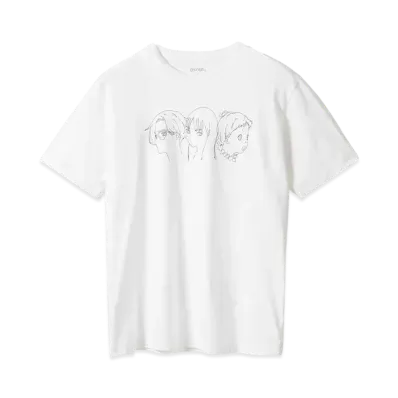 graniph x Colors Within The Shironekodo T-shirts "White"