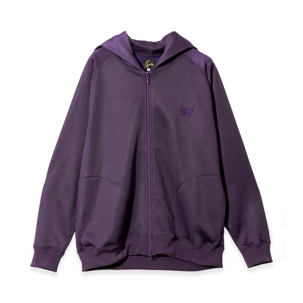 NEEDLES Zipped Hoody Bright Jersey "Purple"