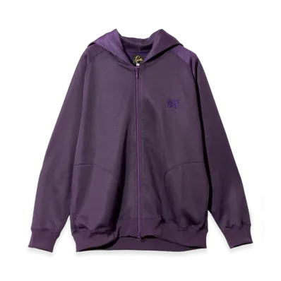 NEEDLES Zipped Hoody Bright Jersey "Purple"