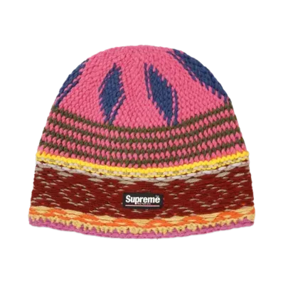 Supreme Diamond Beanie "Pink"
