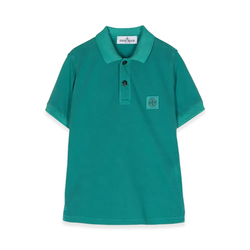 Stone Island Kids Polo Shirt "Emerald"