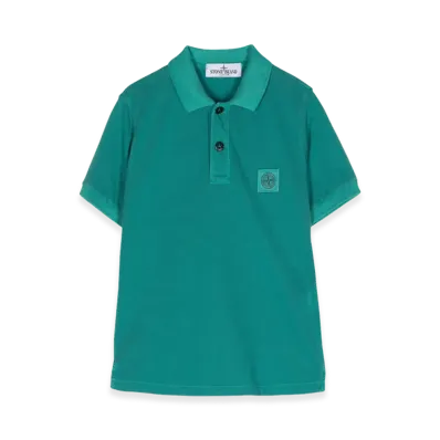 Stone Island Kids Polo Shirt "Emerald"