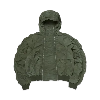 THUG CLUB Scarred Double Flying Bio Jacket "Khaki"