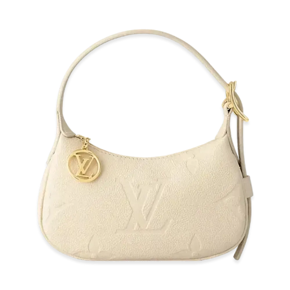 Louis Vuitton Mini Moon Monogram Empreinte Leather "Creme"