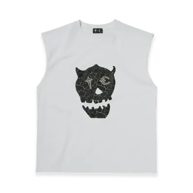 THUG CLUB TC Skull Sleeveless "White"
