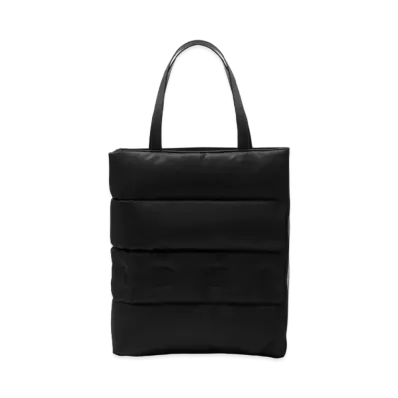 Marni Black Museo Soft Tote Bag In Quilted Nylon "Black"