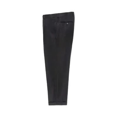 WACKO MARIA DORMEUIL / Glitter Pleated Trousers (type-2) "Black"