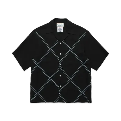 WACKO MARIA x WOLFS HEAD / Hawaiian Shirt "Blue"