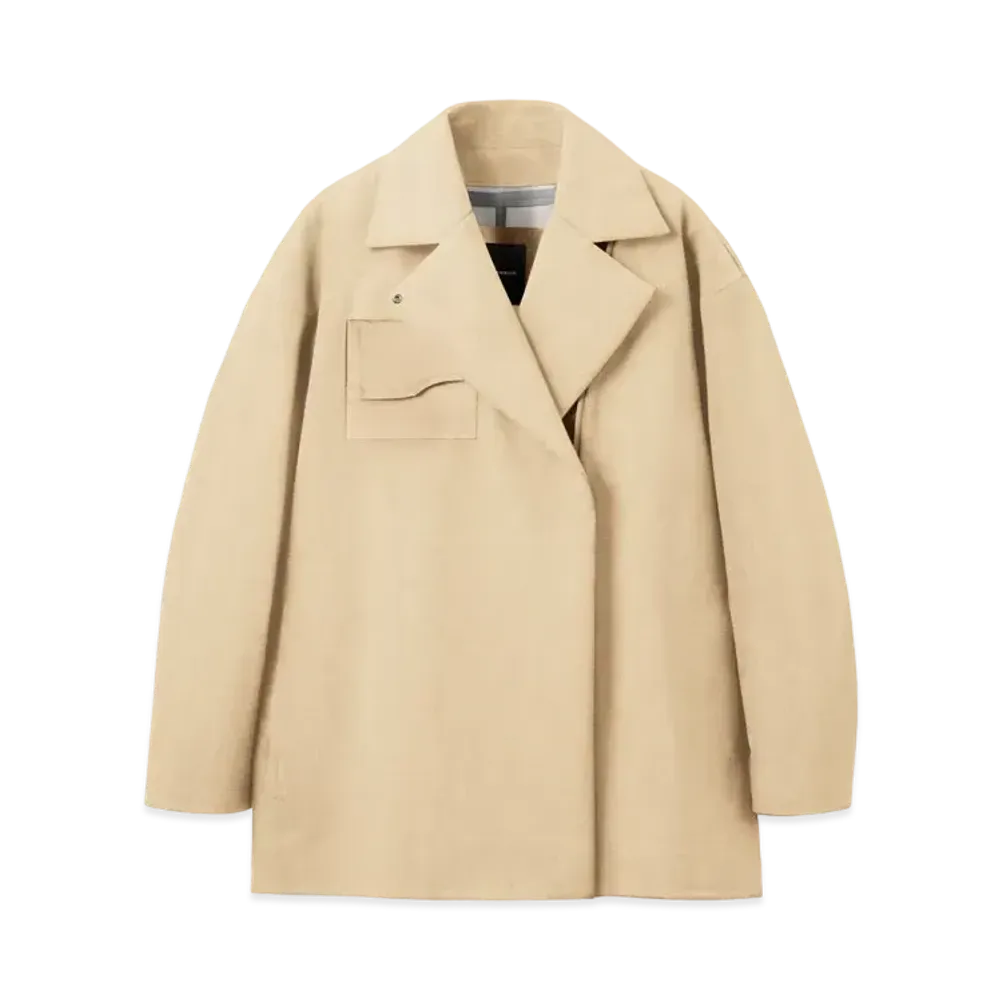 DESCENTE Allterrain Waterproof Wool Shell Blouson "Beige"