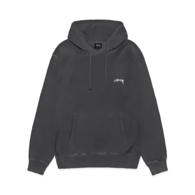 Stussy Smooth Stock Hoodie Pigment Dyed "Black"