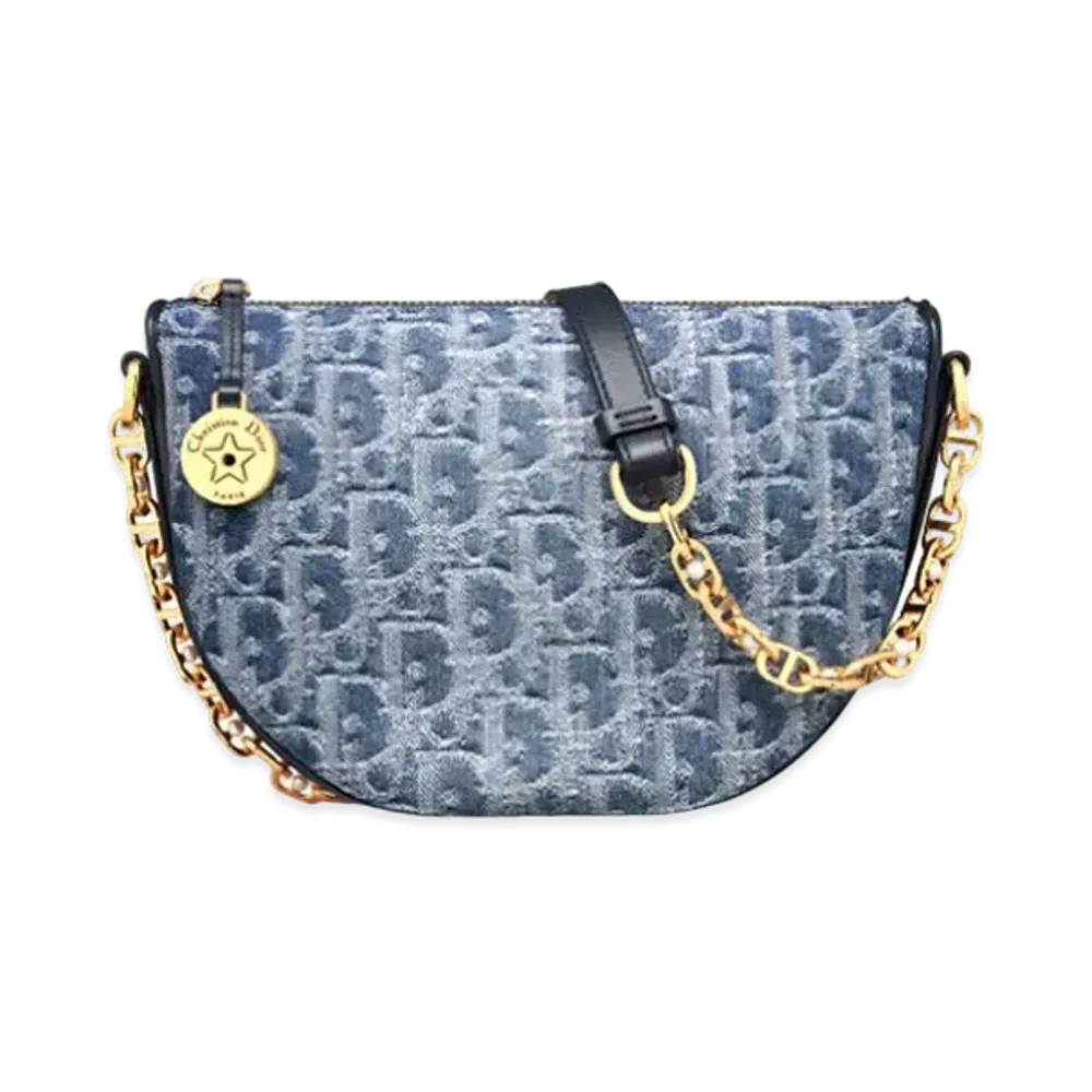 Dior Diorstar Callisto Bag Denim Dior Oblique Jacquard "Blue"