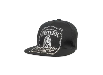 HYSTERIC GLAMOUR Hys Whisky Embroidered Cap "Black"