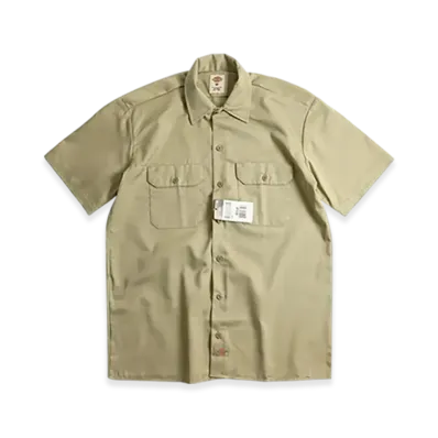 Dickies 1574/2574 Short Sleeve Work Shirt "Khaki"