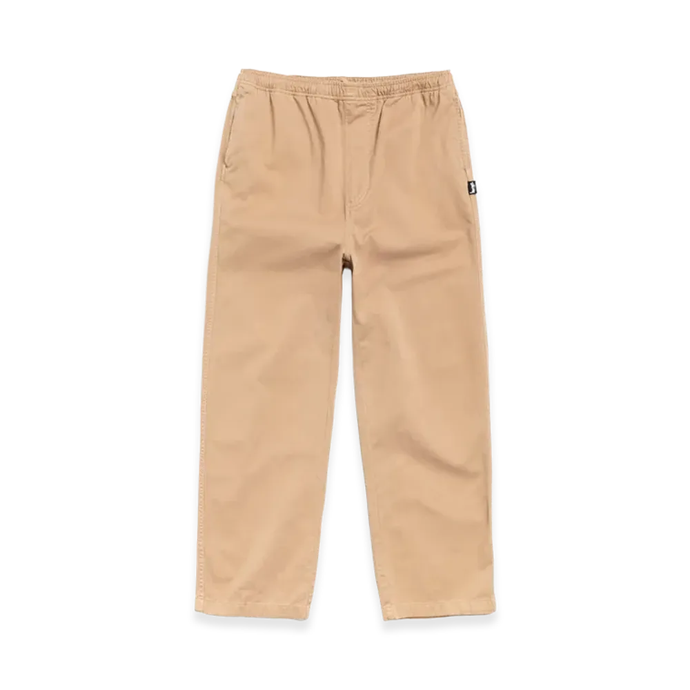 Stussy Beach Pant Cotton Twill "Khaki"