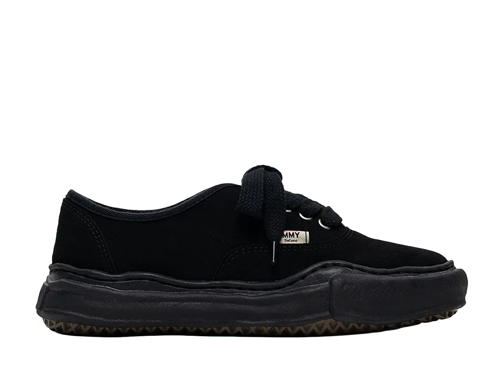 Maison MIHARA YASUHIRO BAKER OG Sole Suede Low-top Sneakers "Black/Black"