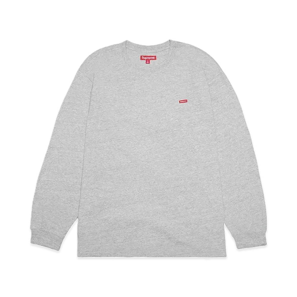 Supreme Small Box L/S Tee "Heather Grey"(24SS)