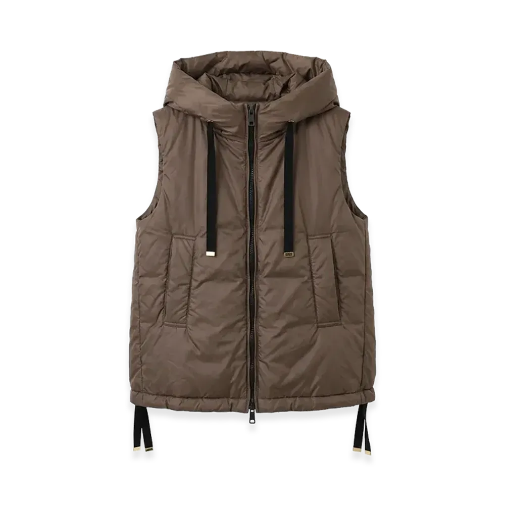 Max Mara the Cube Women's The Cube Greengo Short Gilet "Brown"
