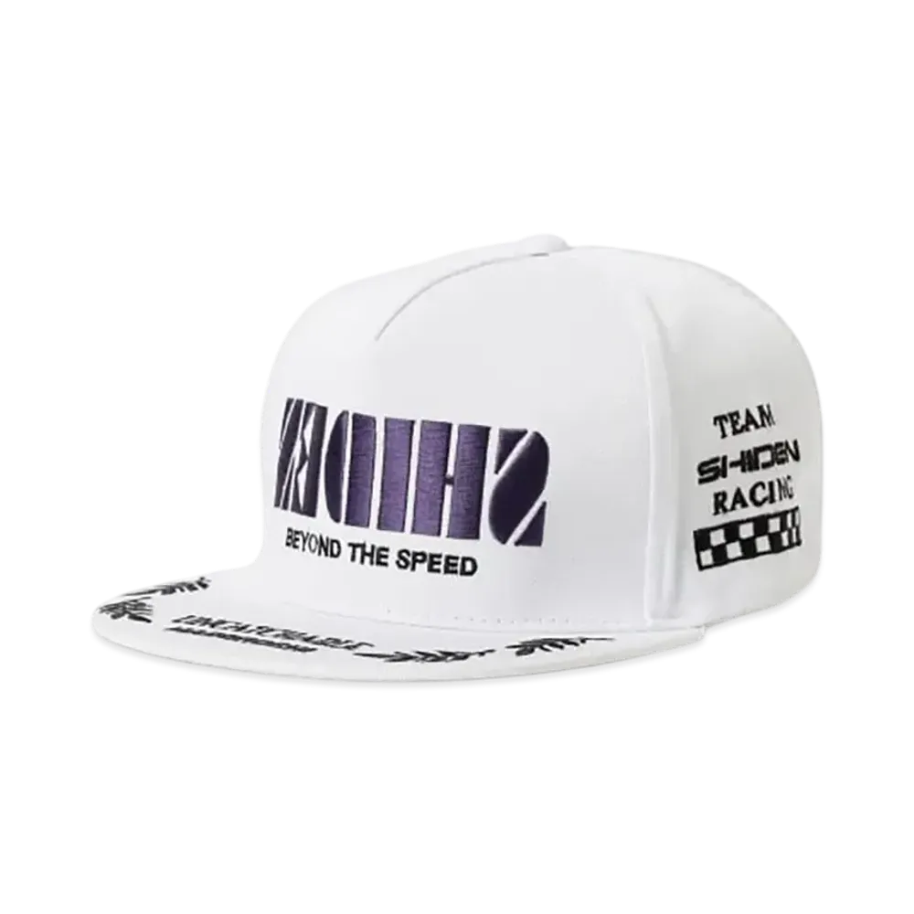 BEAMS Shiden / F.V. Racing Cap - Cotton Twill "White"