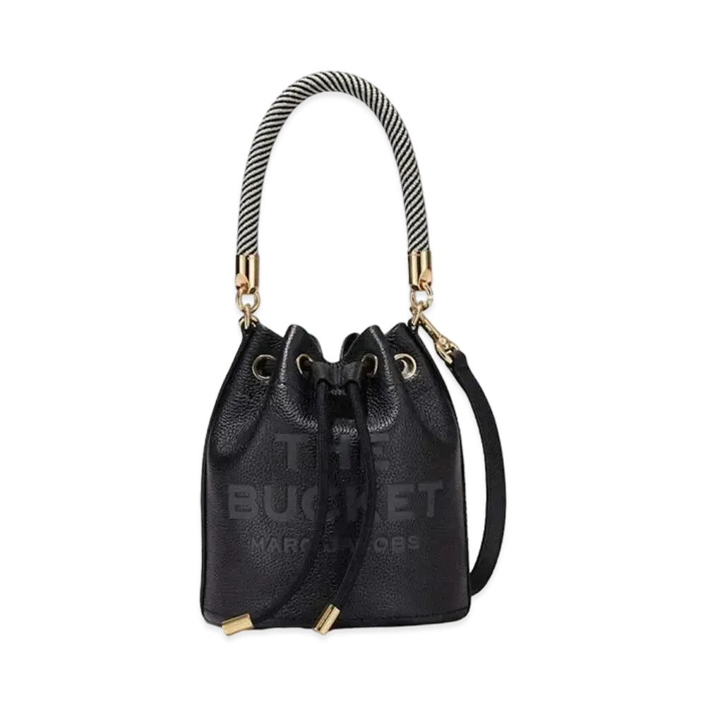 Marc Jacobs The Leather Bucket Bag "Black"