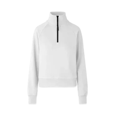 CANADA GOOSE Muskoka 1/4 Zip Sweater Black Label "Silverbirch Heather"