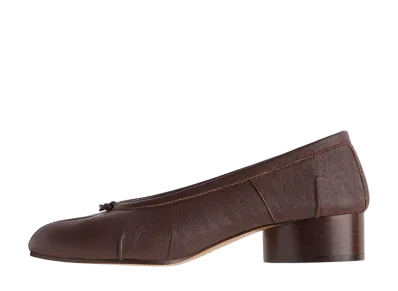 Maison Margiela Women's Tabi New Ballerina Shoes "Brown"