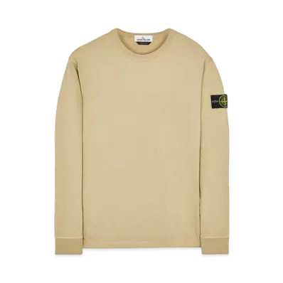 Stone Island 64450 GAUZED COTTON JERSEY "Ibory"