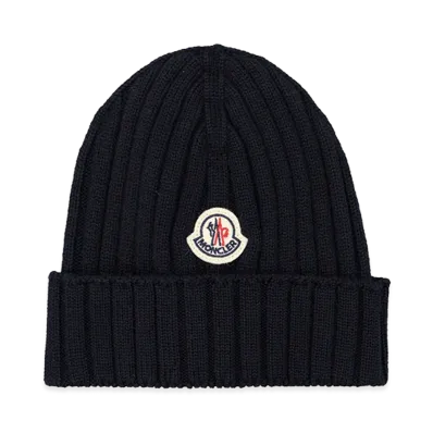 MONCLER Kids Beanie "Dark Blue"