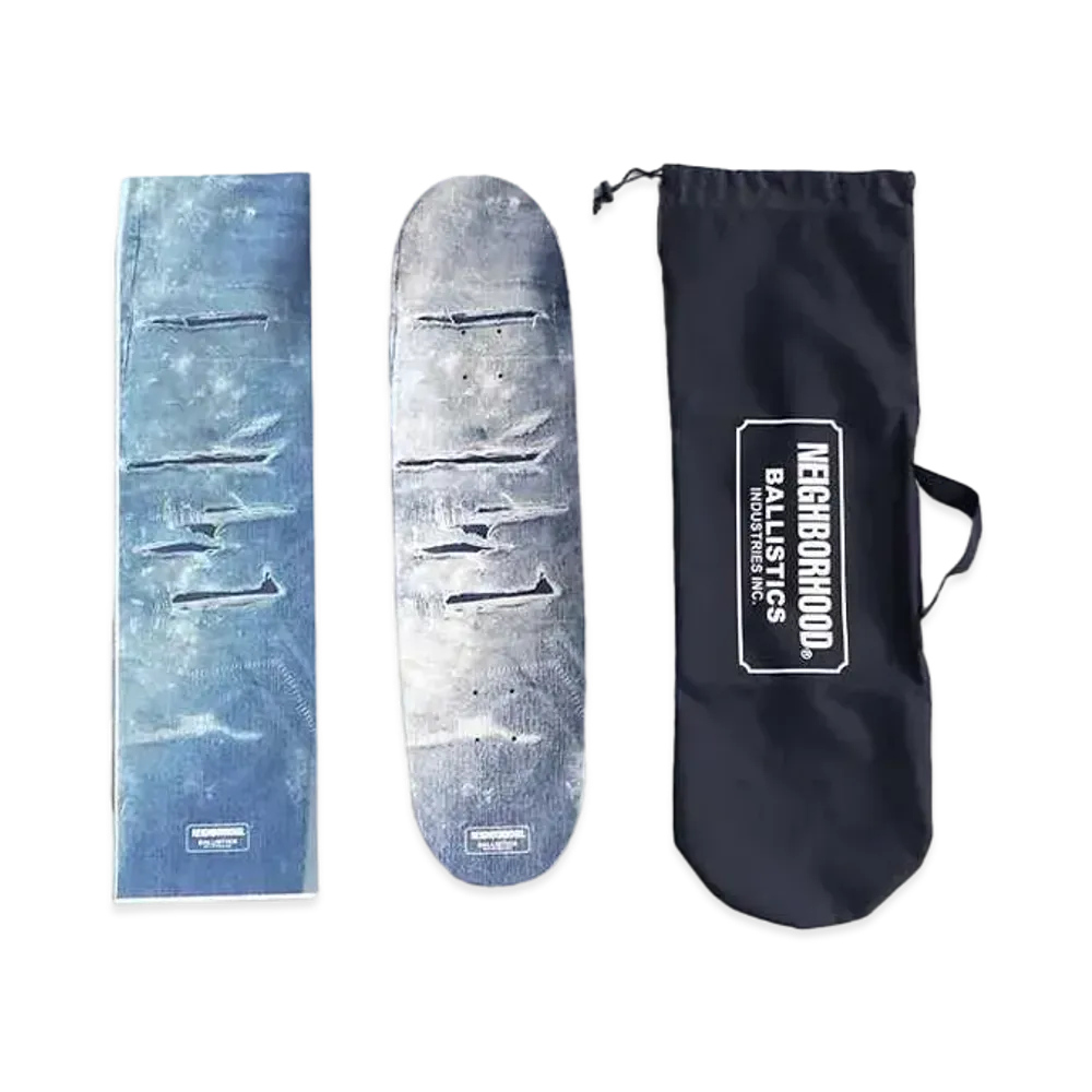 NEIGHBORHOOD x Ballistics Deck&Case&Decktape "Denim/Black"