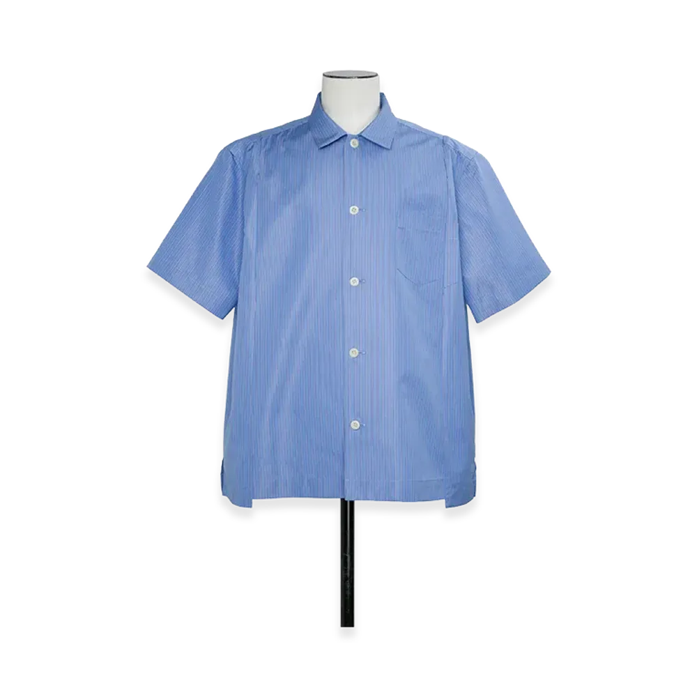 sacai Poplin Shirt "Blue Stripe"