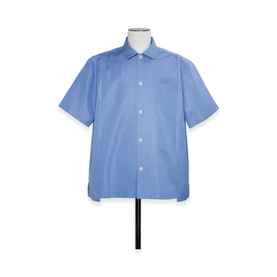 sacai Poplin Shirt "Blue Stripe"