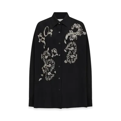 DRIES VAN NOTEN Women's Shirts "Clear Blue"