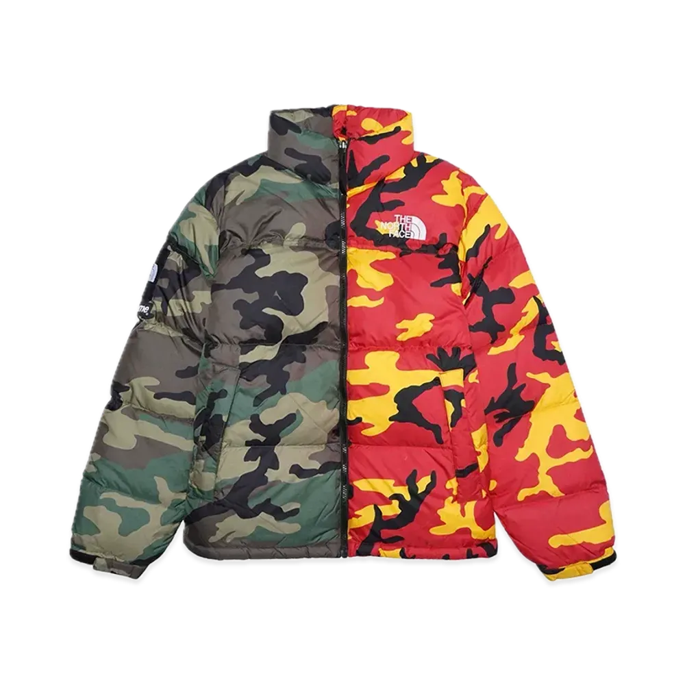 Supreme x The North Face Split Nuptse Jacket "Camo"