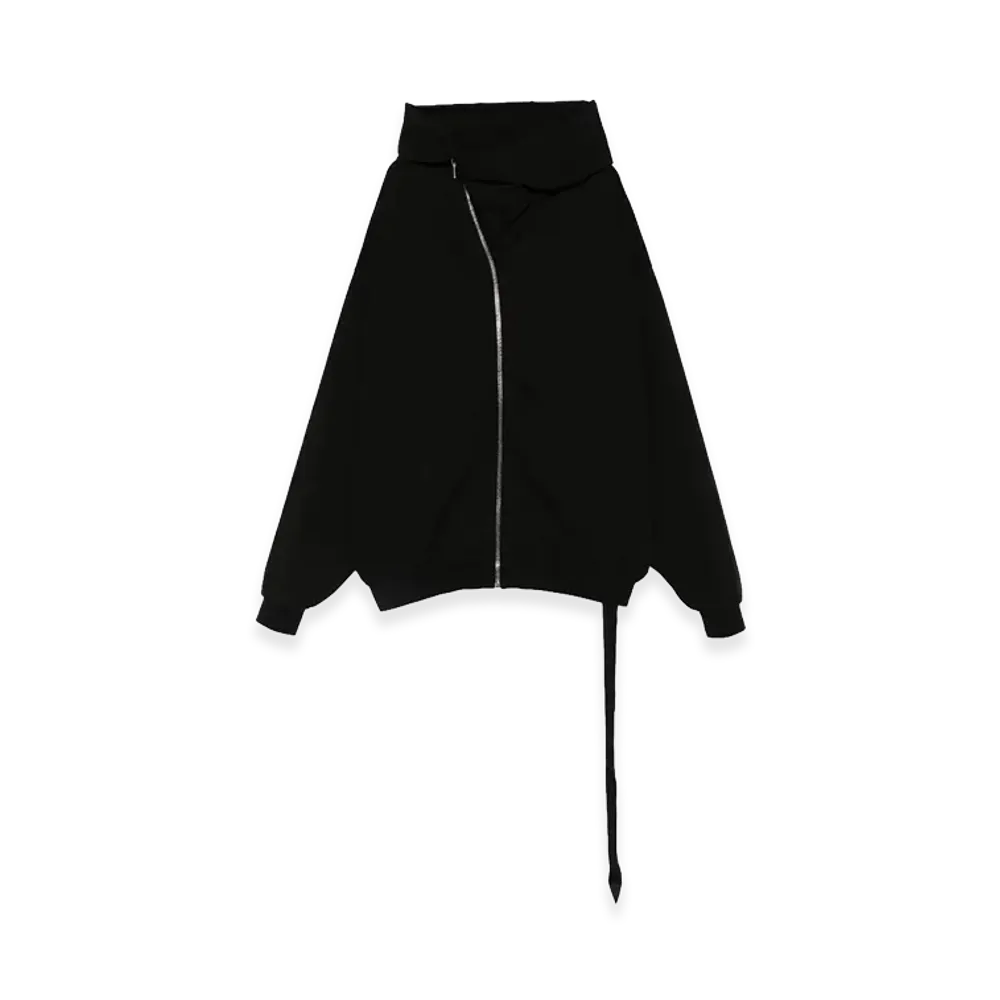Rick Owens DRKSHDW Women's Zip Hoodie "Black"