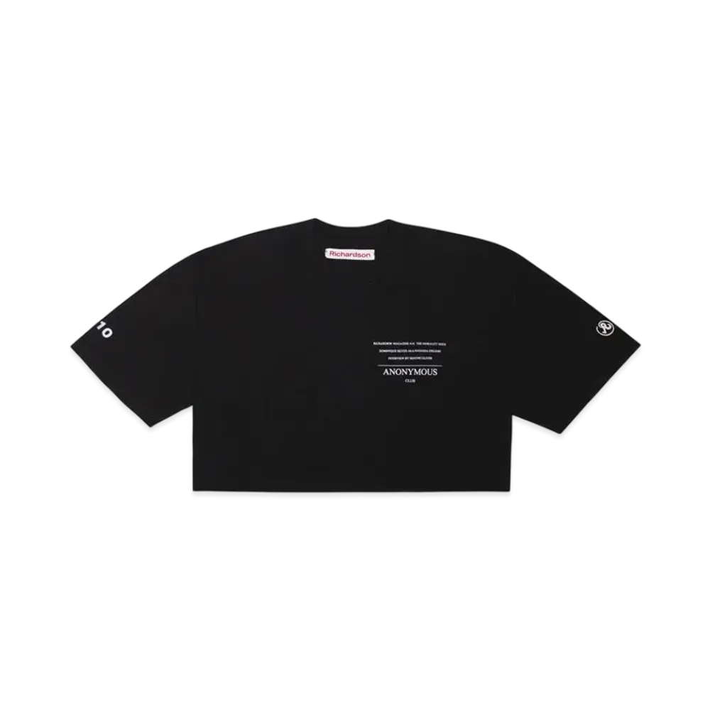 Richardson ANONYMOUS CLUB CROP TOP "Black"