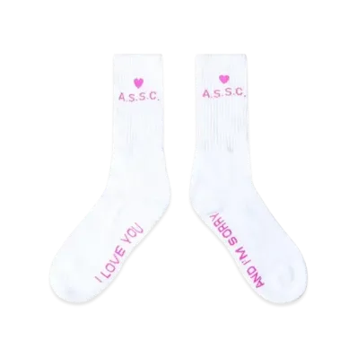 ANTI SOCIAL SOCIAL CLUB I'm Sorry Socks "White"