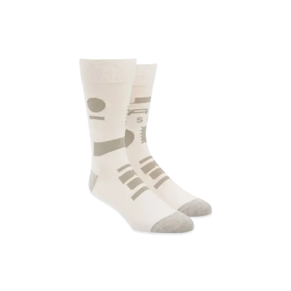 sacai x Mercedes AMG Jacquard Crew Socks "White"