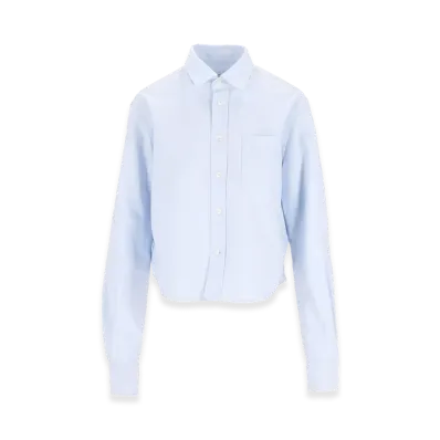AMI PARIS Women's Shirts "Baby Blue/Light Blue"