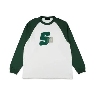 WIND AND SEA Sea Alive Raglan L/S Tee "Green"